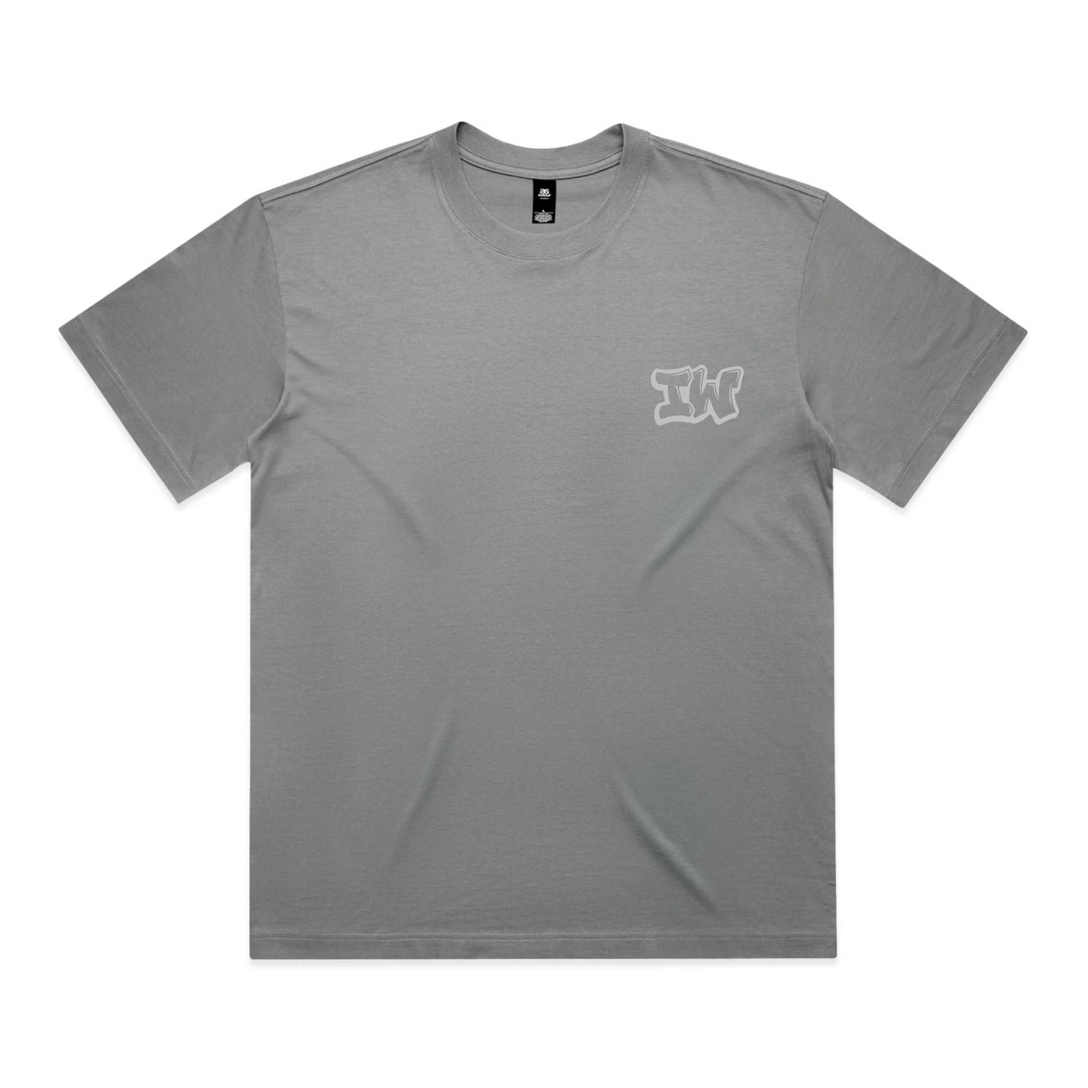 IFLYG T03 Architectural Elevation Charcoal T-Shirt Front